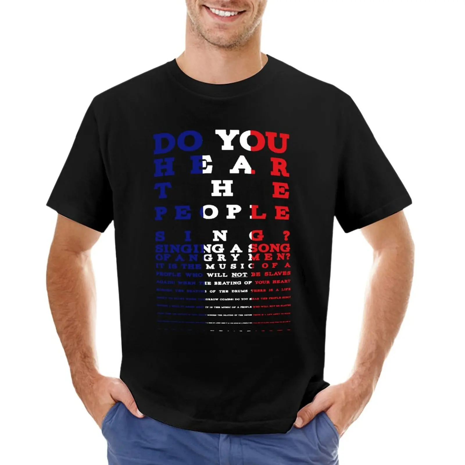 

Mens My Favorite Do You Hear The People Sing Les Mis Design Gifts Music Fans T-Shirt graphics vintage sweat Short sleeve tee men