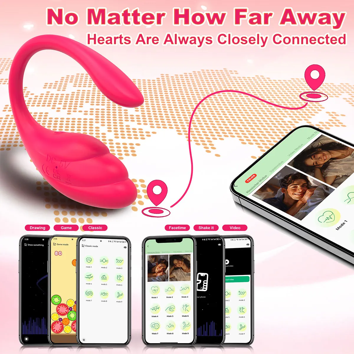APP التحكم الهزاز المهبلي G بقعة 10 سرعة الشرج تهتز البيض مدلك يمكن ارتداؤها محفز الكبار الجنس لعب للنساء زوجين