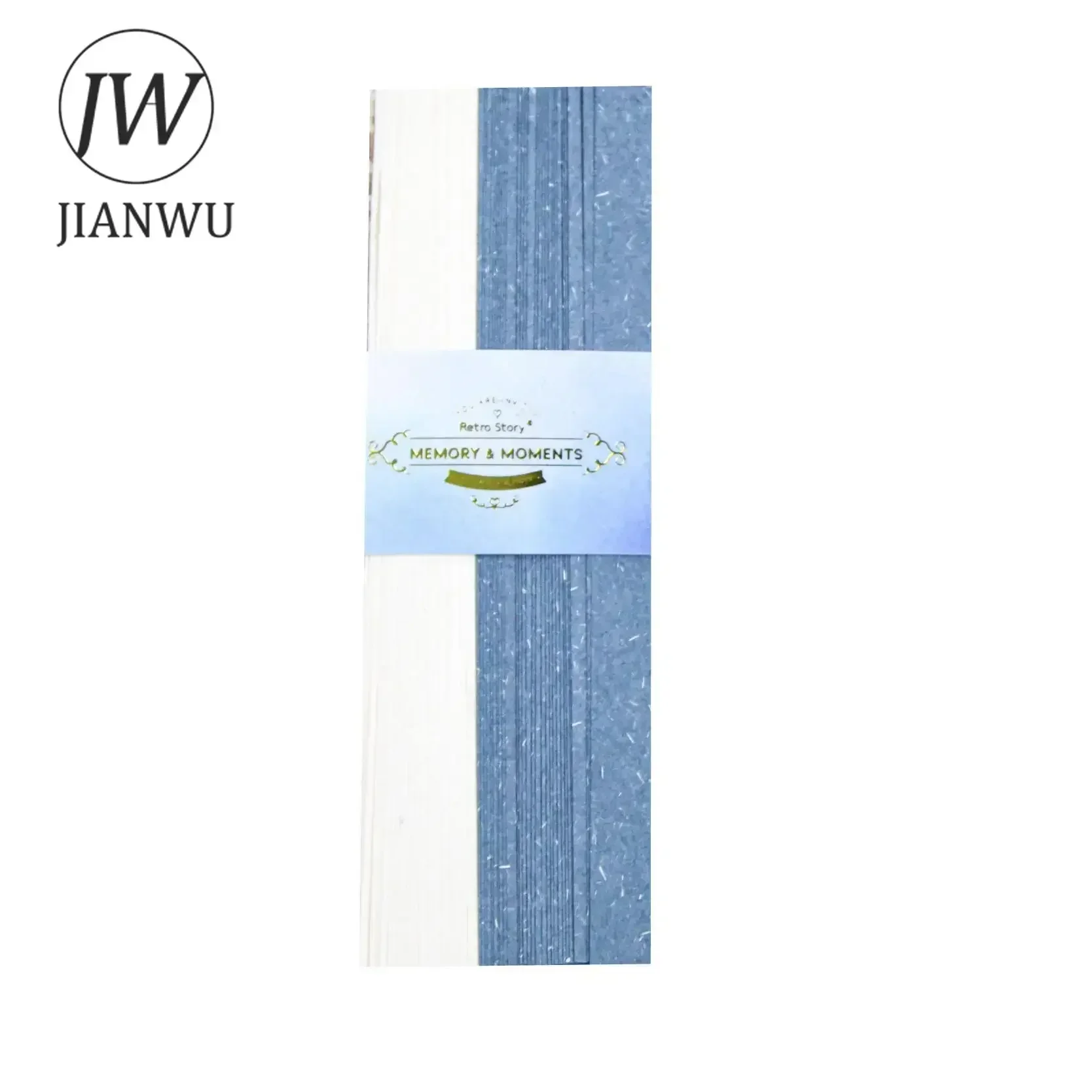 JIANWU Memories of Moments Series Vintage Strip Collage Decor Material Paper Creative DIY Junk Journal Scrapbooking Stationery