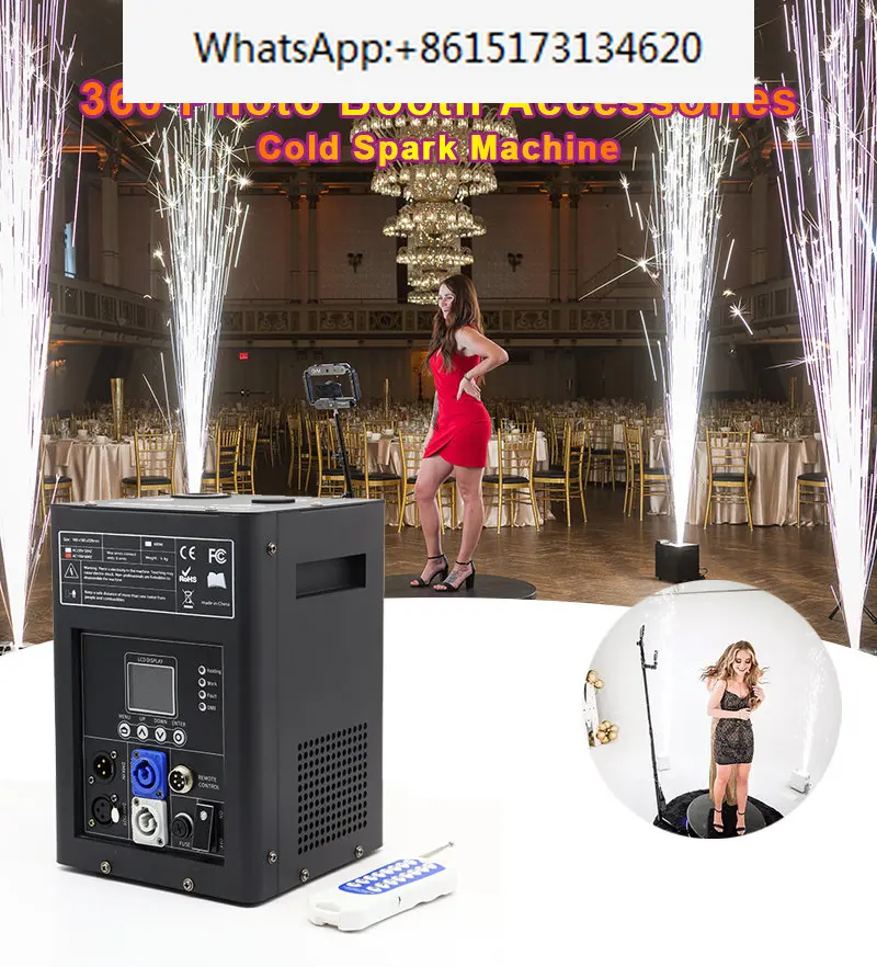 360 photo booth portable battery Remote Control 360 Photo Booth accessories cold spark machine