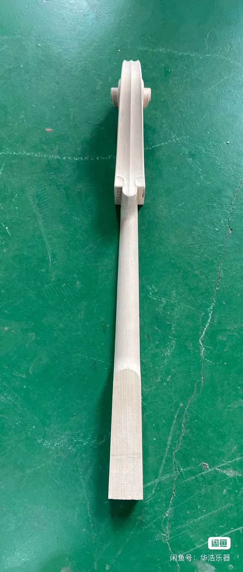 Electric Double Bass Neck, Undyed Maple Woodwith Holes, High Quality, Natural Control, Part Accessories, 3/4, 1PC