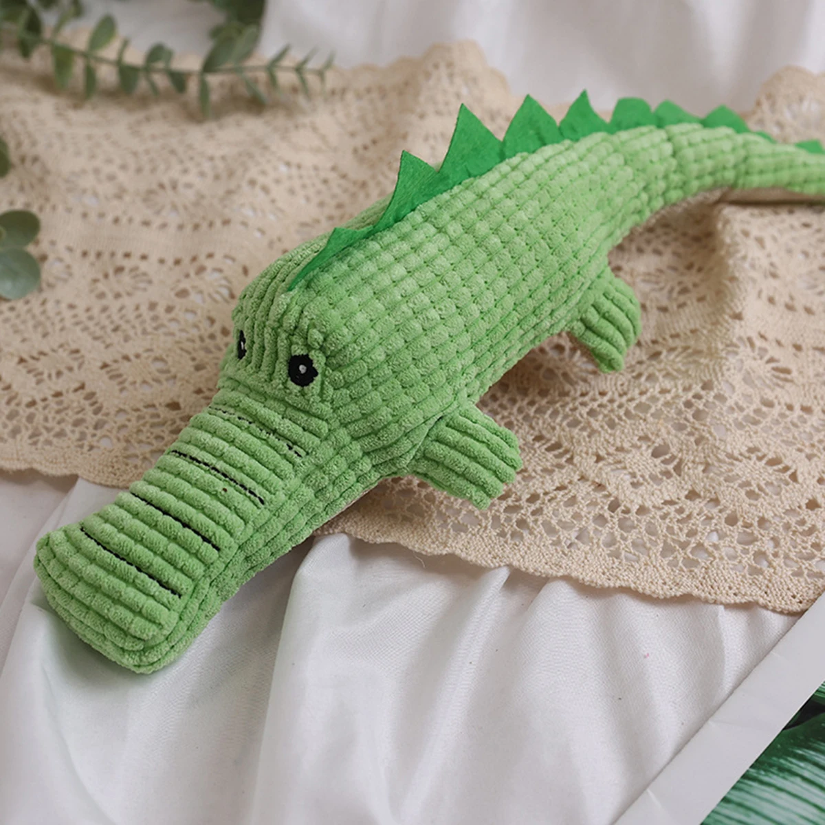 Indestructible Dog Toy Crocodile Plush Toy Interactive Dog Chew Toy Dog Chew Toy Bite And Grind Toy To Keep Them Busy Small Dogs