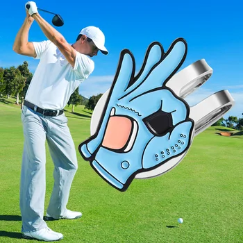 “OK” Sign Golf Ball Marker with Magnetic Hat Clip – Cartoon Flag Pattern Golf Accessory Gift 5