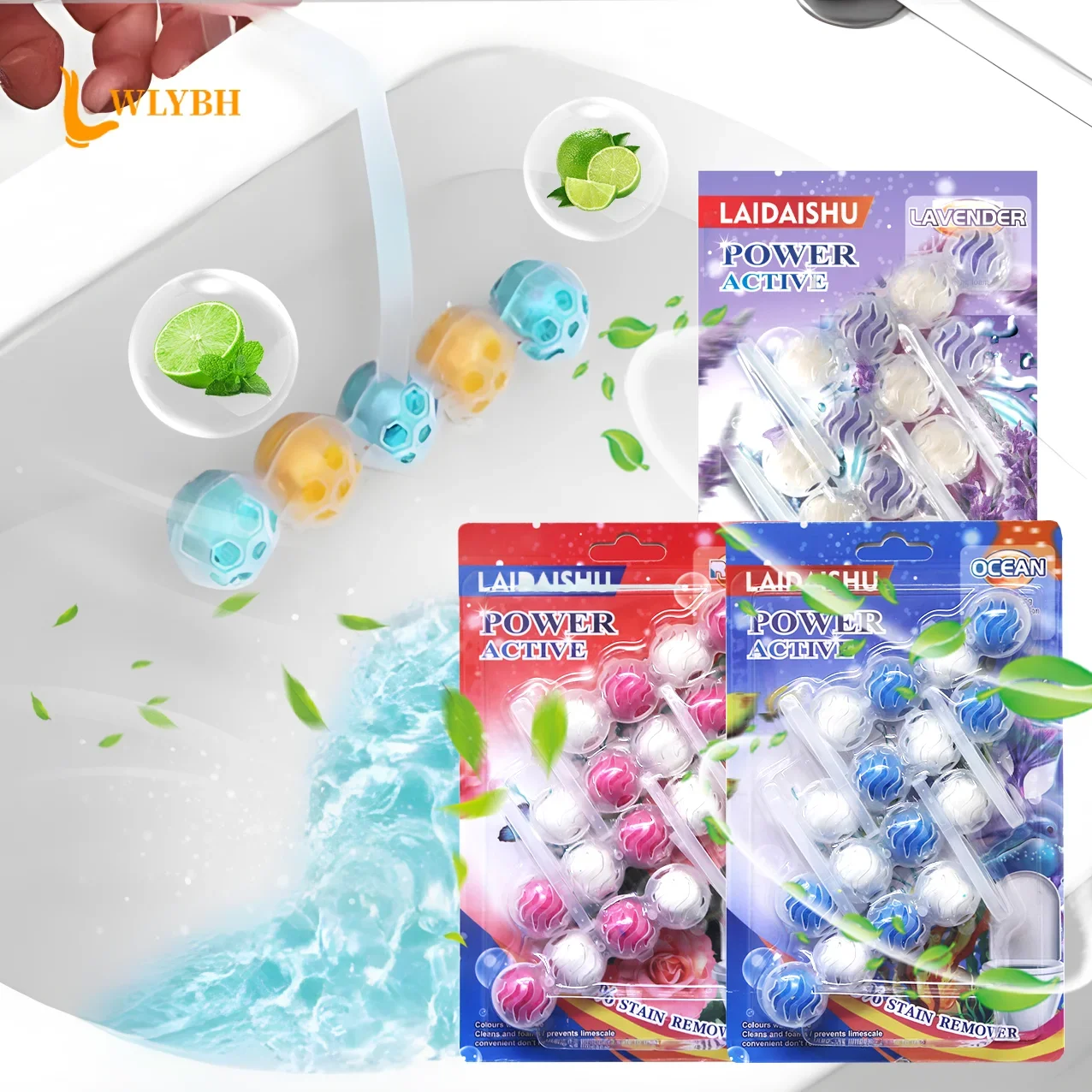 

16/12/8//4Pcs Toilet Cleaner Home Fragrance Cleaning Supplies Drain Toilet Hanging Detergent Balls Bathroom WC Perfume Freshener
