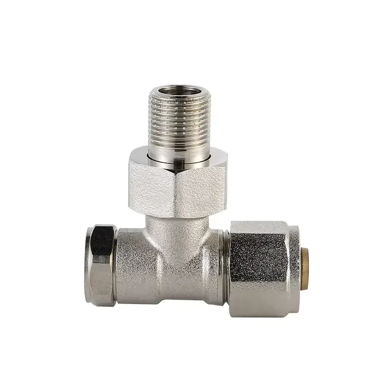 for Modern Brass Nickel Plated Thermostatic Radiator Valve Head Temperature Controller for Apartment Floor Heating System