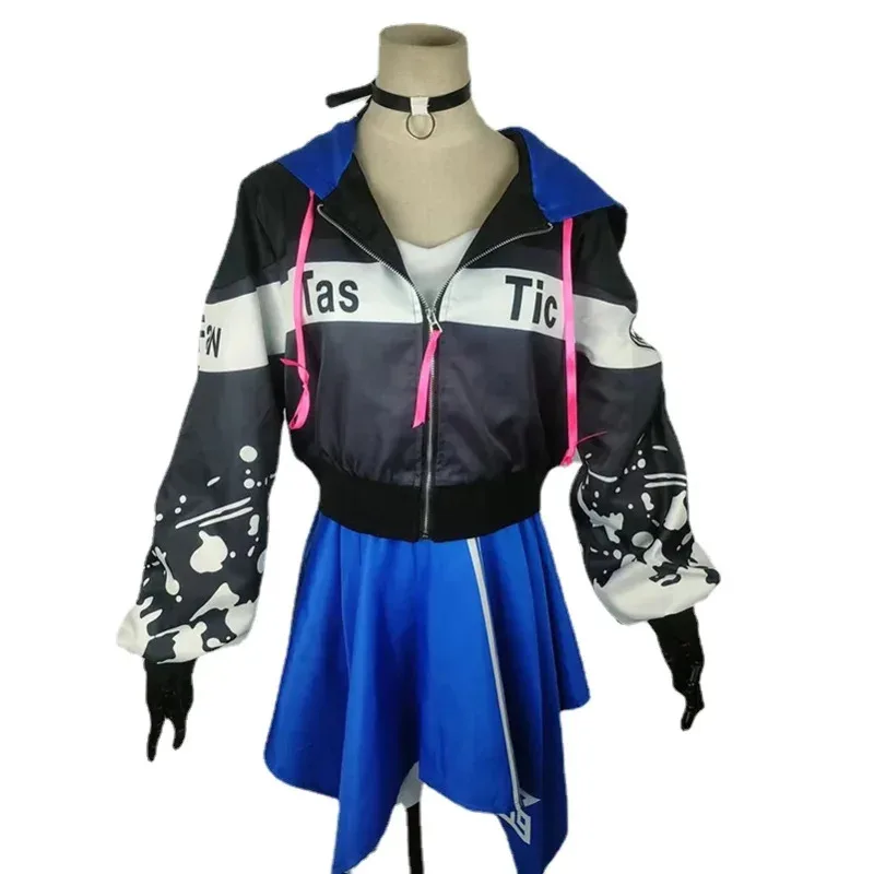 

Wonderlands× Showtime Cosplay Costumes Colorful Stage Feat Uniform Skirt Suit Daily Lovely Role Play Suit Women Girls Gift