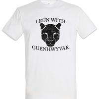 I Run With Guenhwyvar T Shirt The Legend Drow Drizzt Dark Elf Do Urden Trilogy