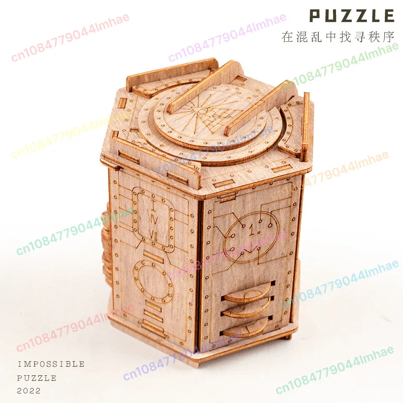 

Escape Puzzle Hell Level Difficulty Puzzle Brain Burning Toy Mechanism Assemble Decryption Box