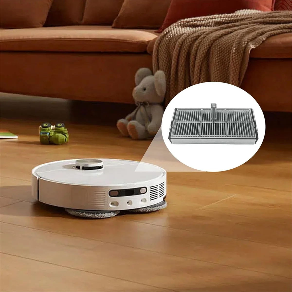 Filter Hepa FZFZ untuk Suku Cadang Pengganti Penyedot Debu Robot L10S Pro Ultra / X30 Ultra / X40 Ultra / L40 Ultra