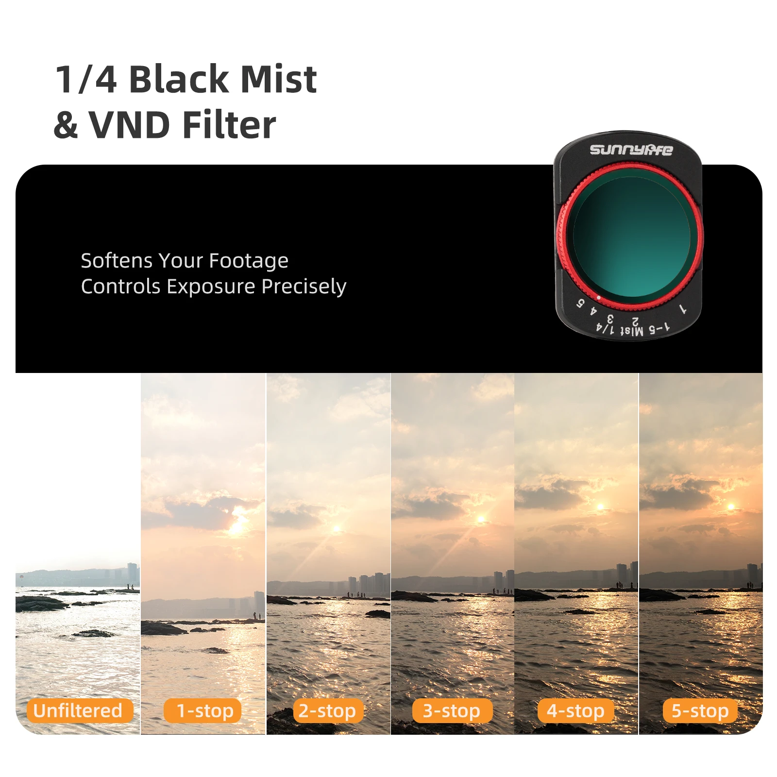 Objektivfilter-Set für DJI OSMO Pocket 3 4 CPL ND16 ND32 ND64 MCUV Schwarzer Soft-Filter für DJI Pocket 4/3 Kamera-Zubehör – Detail 16