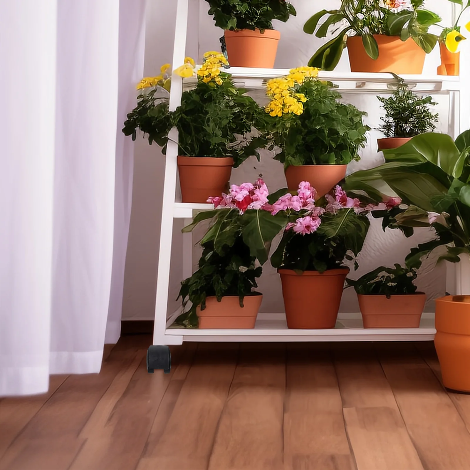 2 Pcs Clothes Drying Rack Pulley Wheels Home Caster Stem Replacement Laundry Cart for Furniture Casters