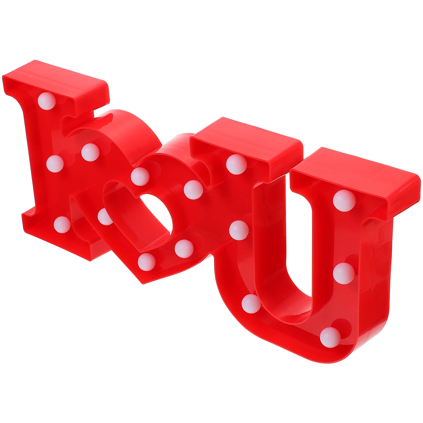 

Proposal Confession Light Romantic Decorative LED Letter Design Party Valentine's Day Adorable Lamps Red Festival for Home