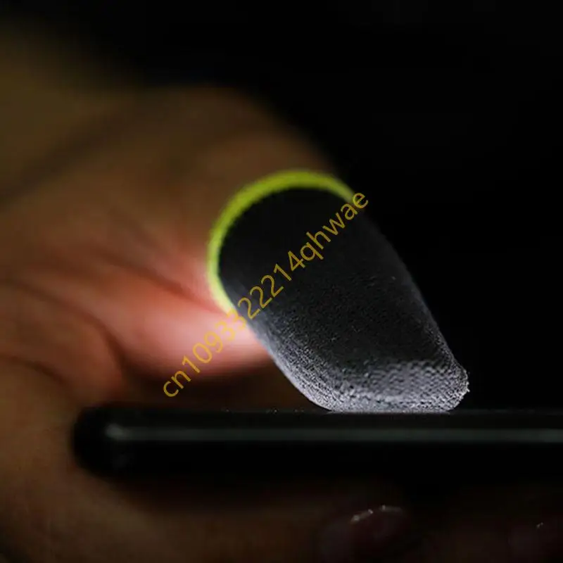 Mobiltelefon Gaming Schweißdicht Fingerabdeckung Fingertip-Handschuhe Spiel Non-Slip
