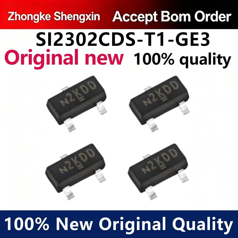 （5pcs-100pcs）Original genuine SI2302CDS-T1-GE3 SOT-23 N-channel surface mount MOSFET field-effect transistor chip