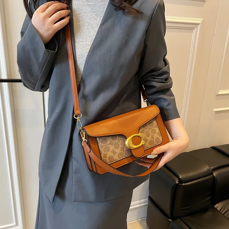 

Vintage Luxury Diaper Bag For Women Designer Crossbody Handbag Elegant Leather Tote Minimalist Original Large Capacity Bag