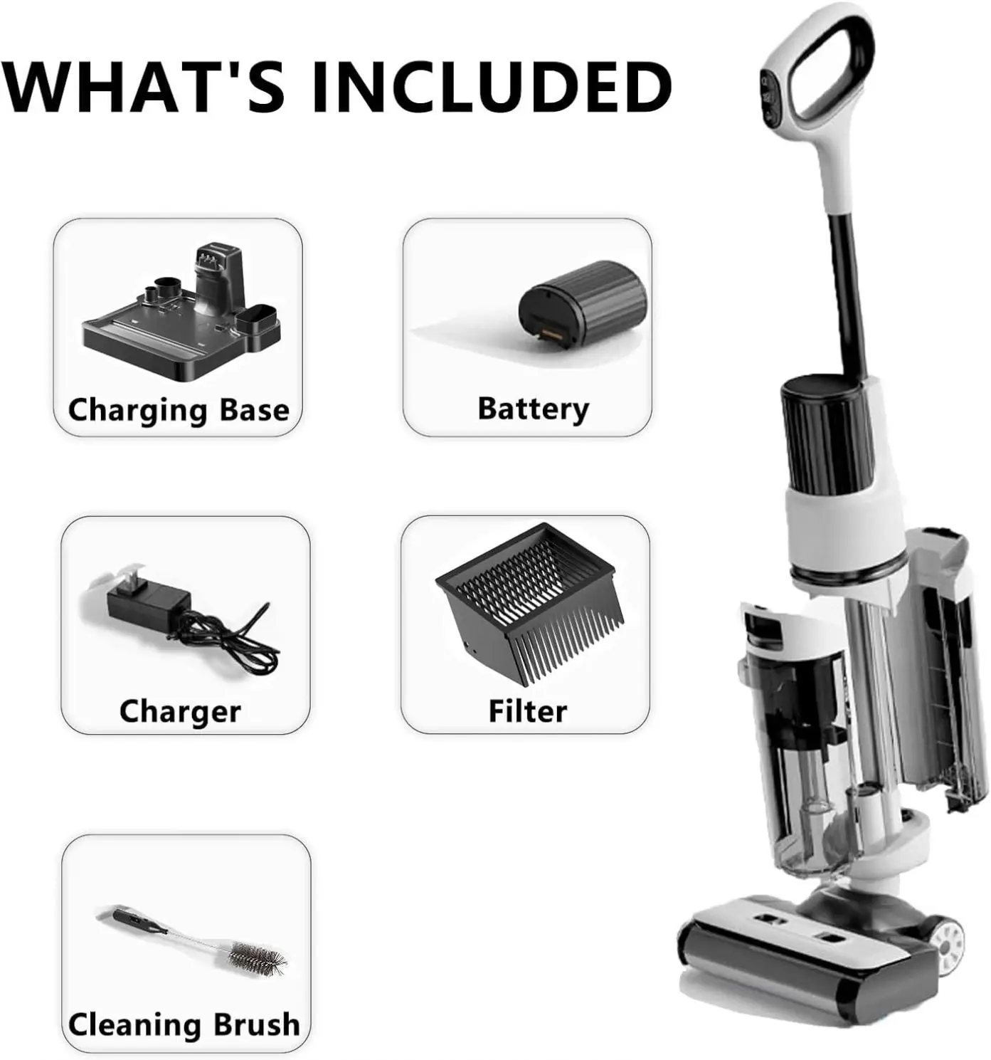 Multi-Functional Rechargeable Household Vacuum Cleaner for Home