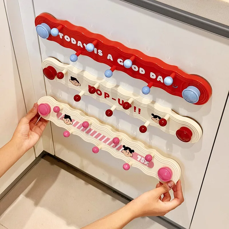 Kawaii Fashion Powerful Suction Cup Hooks Vacuum Reusable Door Wall Hooks Heavy Duty Clothes Hook Traceless Clothes Hook Cute