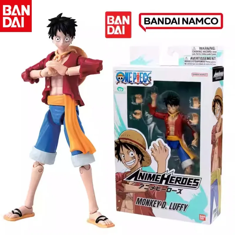 Bandai Original Genuine One Piece Movable Figure Figure Zoro Luffy Ace Sanji Figure Collection Model Holiday Gift