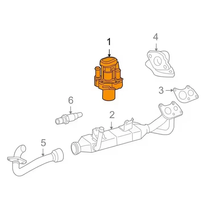 Factory foreign trade direct sales EGR valve exhaust valve suitable for Mercedes Benz 6421402160 A64214021160