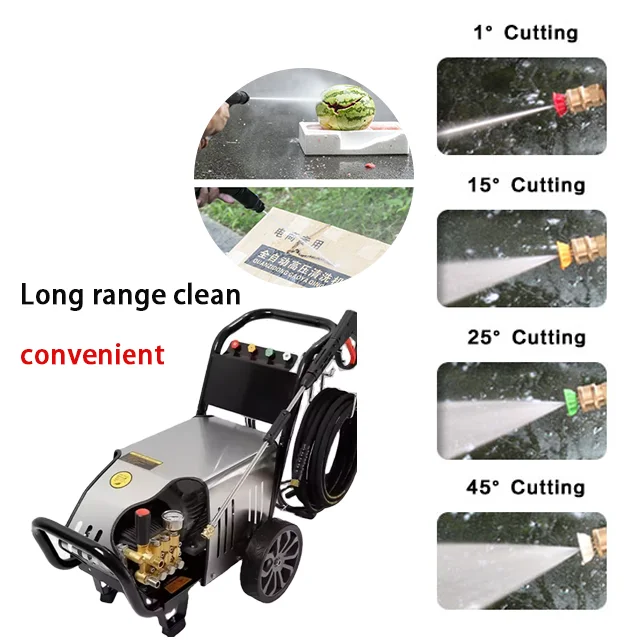 China Factory 4000psi 7.5 kw Electric Commercial Car Wash Machine High Pressure Washer
