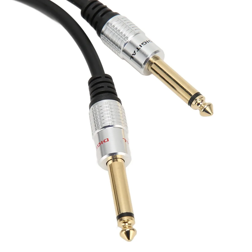 Gold Plated 1/8 Inch to 1/4 Stereo Splitter Y Cable 19.7in 3.5mm Female to Dual 6.35mm Male Dual Channel to Mono Audio Equipment