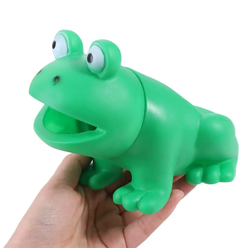 Simulation Frog Squeeze Toy PVC Frog Model Squeeze Sound Frog Toys Pinch Kneading Hobby Collection Cartoon Animal Spoof Toy