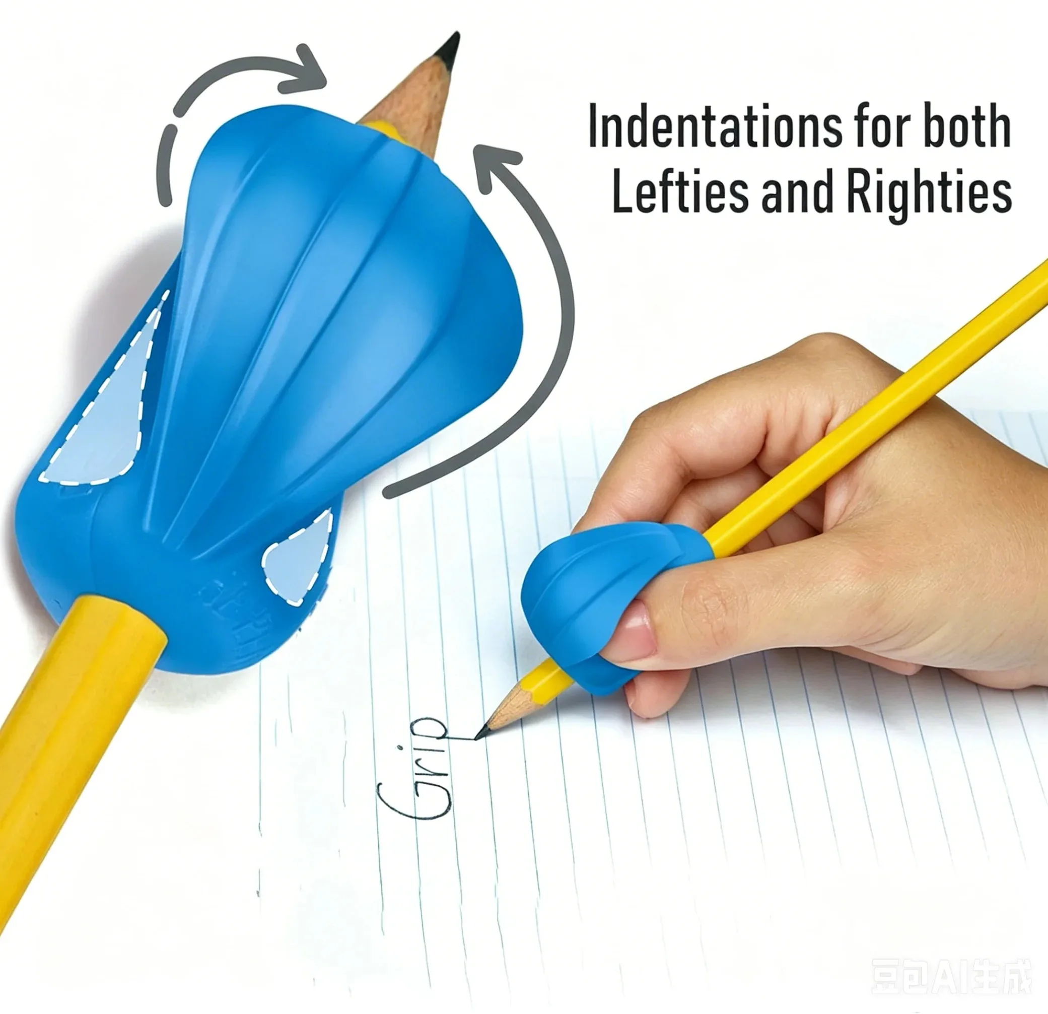10pcs Student Pencil Holder Corrector Set for Kindergarten Primary School Students Writing Corrector Soft Rubber Writing Posture