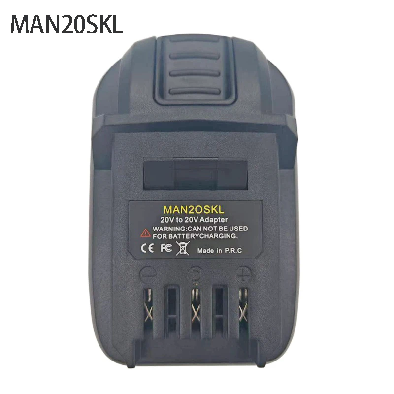 

For SKIL PWR CORE 20 20V Power Tool MAN20SKL Battery Adapter Converter Suitable for Craftsman V20 System Batteries Accessories