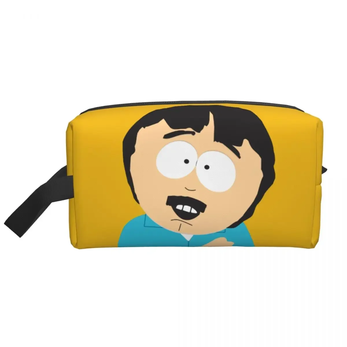 Custom Adult Animated Comedy Movies SouthPark Toiletry Bag Women Makeup Cosmetic Organizer Ladies Beauty Storage Dopp Kit Case