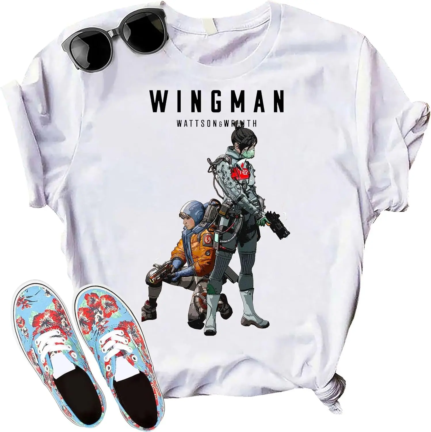 Wattson and Wraith T-Shirt, Apex Wraith Shirt, Apex Wattson Shirt, Legend Wraith Shirt,