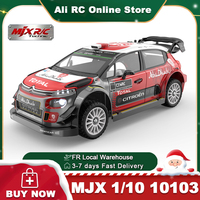 NEW MJX 10303 Hyper Go 1:10 C3 RC Car 4WD 70km/h Off-road Racing RC Truck 2.4G 80A ESC 3200KV High Speed Brushless Metal Drift Car Electric Adults Children's Toy,New Year, Christmas Festival Gift set