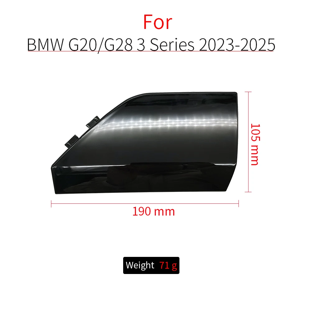 For BMW G20 G21 M Sport Car Front Bumper Tow Hook Cover Cap Black For BMW 3 Series 2022-2024 320 323 325 330i 51118085456 view 3