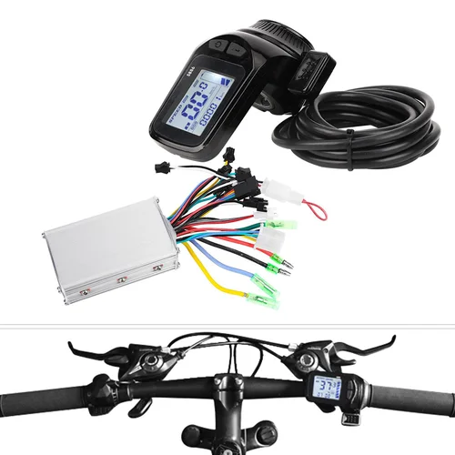 Imagen 2 del producto Nuevo 3 tipos 36V/48V Panel de pantalla LCD impermeable Kit de controlador sin escobillas para patinete eléctrico controlador sin escobillas