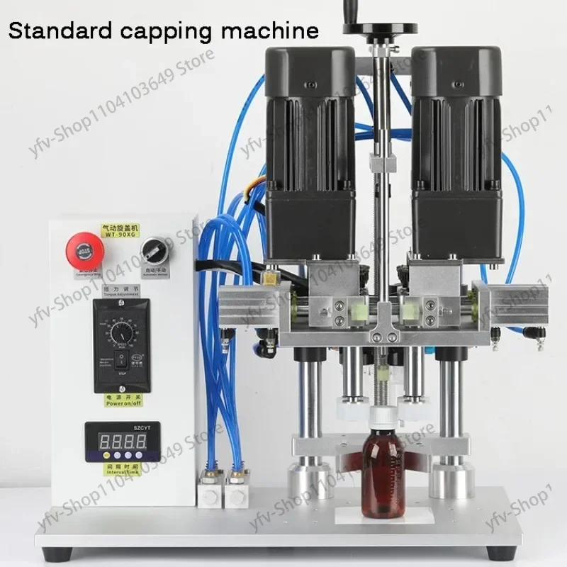 Desktop Automatic Capping Machine Trigge Cap Capper Twist Sealing Plastic Glass Dropper Spout Pouch Bottle Capping Machine