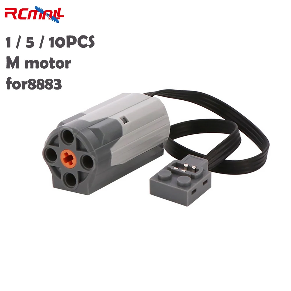 1/5/10pcs M Motor Compatible with Legoeds Power Group MOC Technology PF Building Block Toy Power Function Accessories