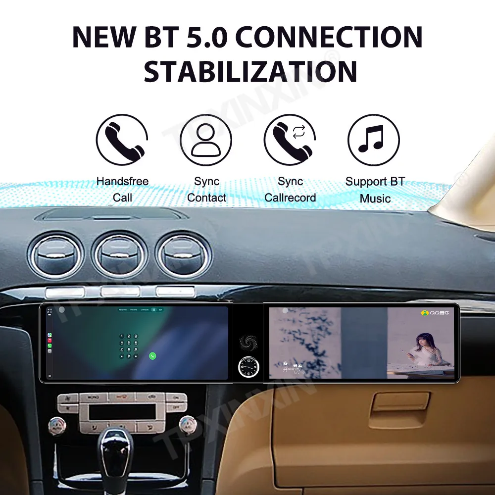 For Ford S-Max 2007-2008 Android Car Radio Multimedia Video Player Wireless Carplay Autoradio Stereo GPS Navigation Head Unit
