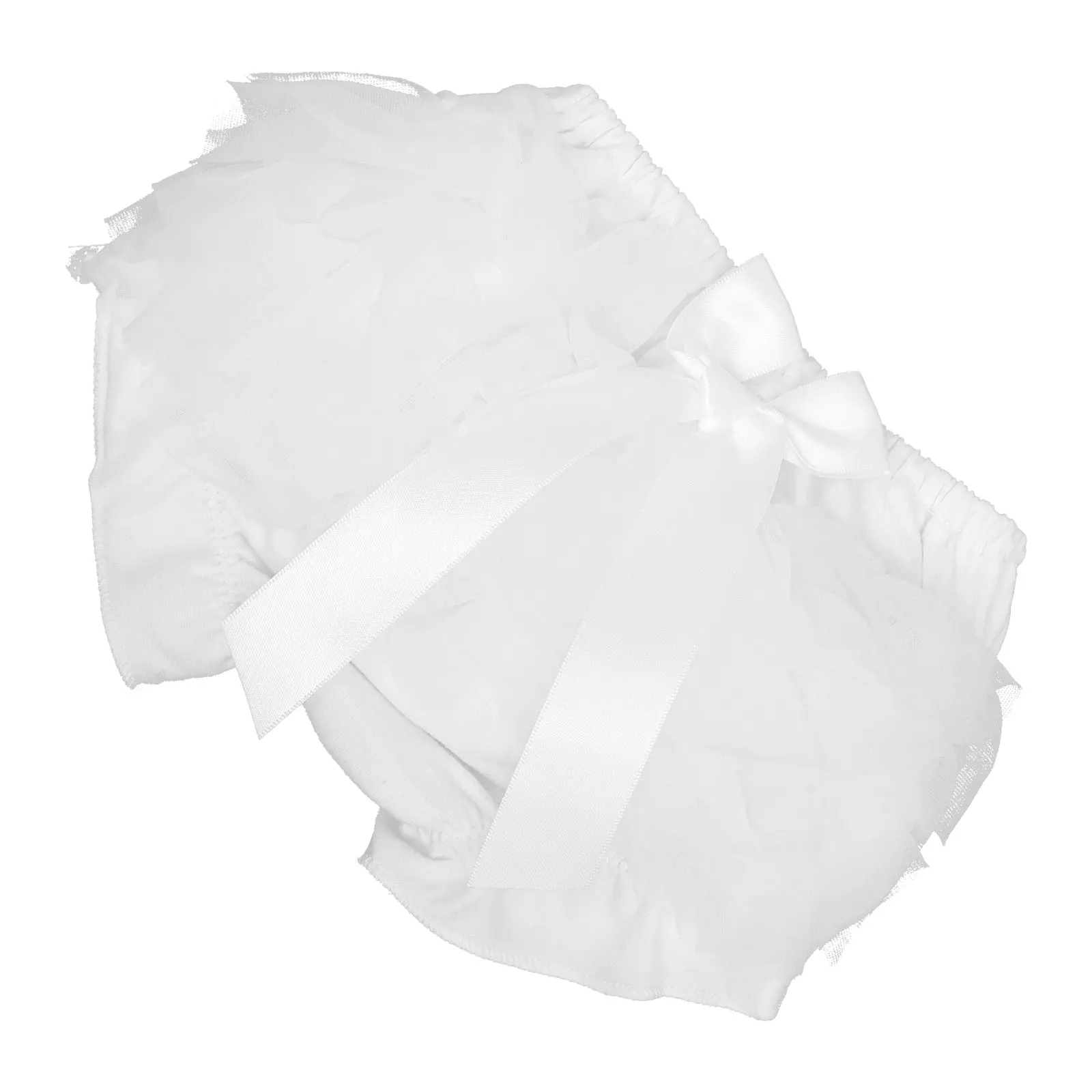 

Elastic Baby Girl Mesh Cotton Panties Cover Sweet Frill Moisture Absorbing Comfortable Summer Outfits Toddler Diaper Pants Baby