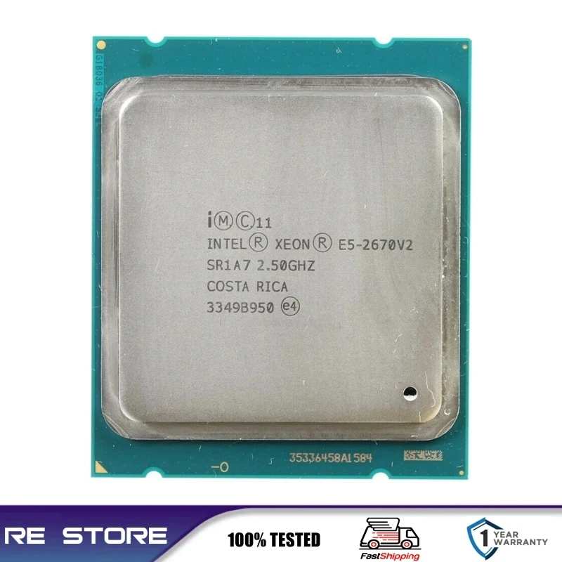 Intel Xeon E5 2670V2 2670 V2 2.5GHz 10-Core cpu processor LGA 2011