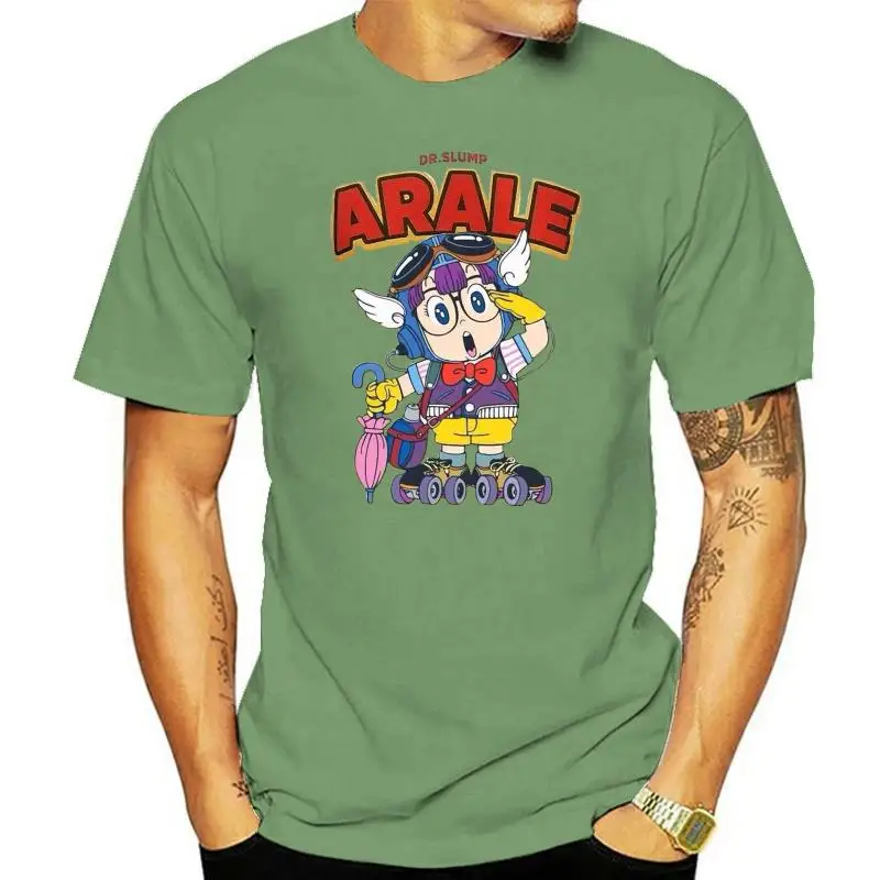 Dr.Slump Anime White T Shirt Arale  Manga From Thailand