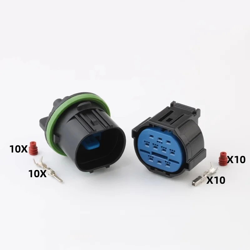 

10Pin car headlight plug waterproof electrial auto socket male female HP406-10021 wiring harness cable connector for KIA Hyundai