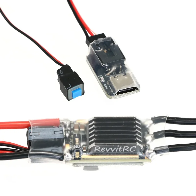 

RevvitRC APE32 AM32 50A ESC Bluetooth Adjust Parameters Firmware Can Work Through Wi-Fi Link For 1/10 TRX4 SCX10 RC Crawler Car
