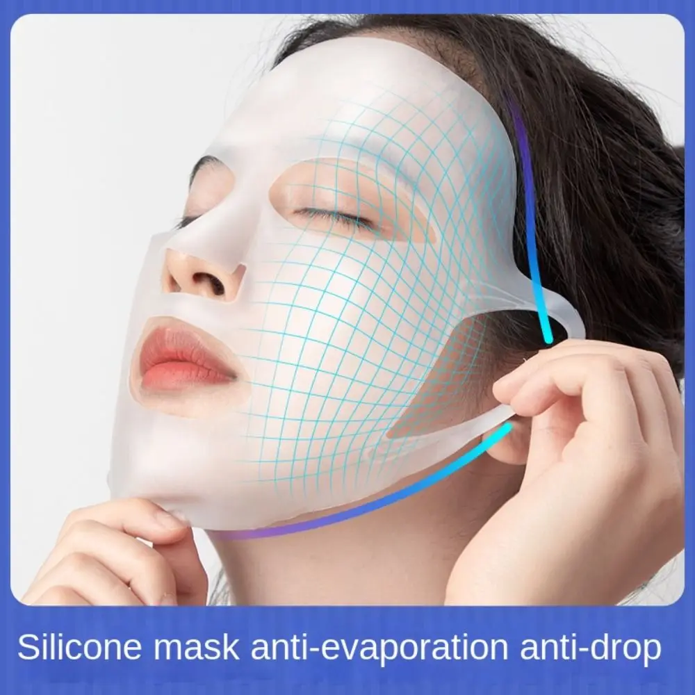 

3D Silicone Mask Face Women Skin Care Tool Hanging Ear Face Mask Gel Sheet Lifting Anti Wrinkle Firming Ear Fixed Tools