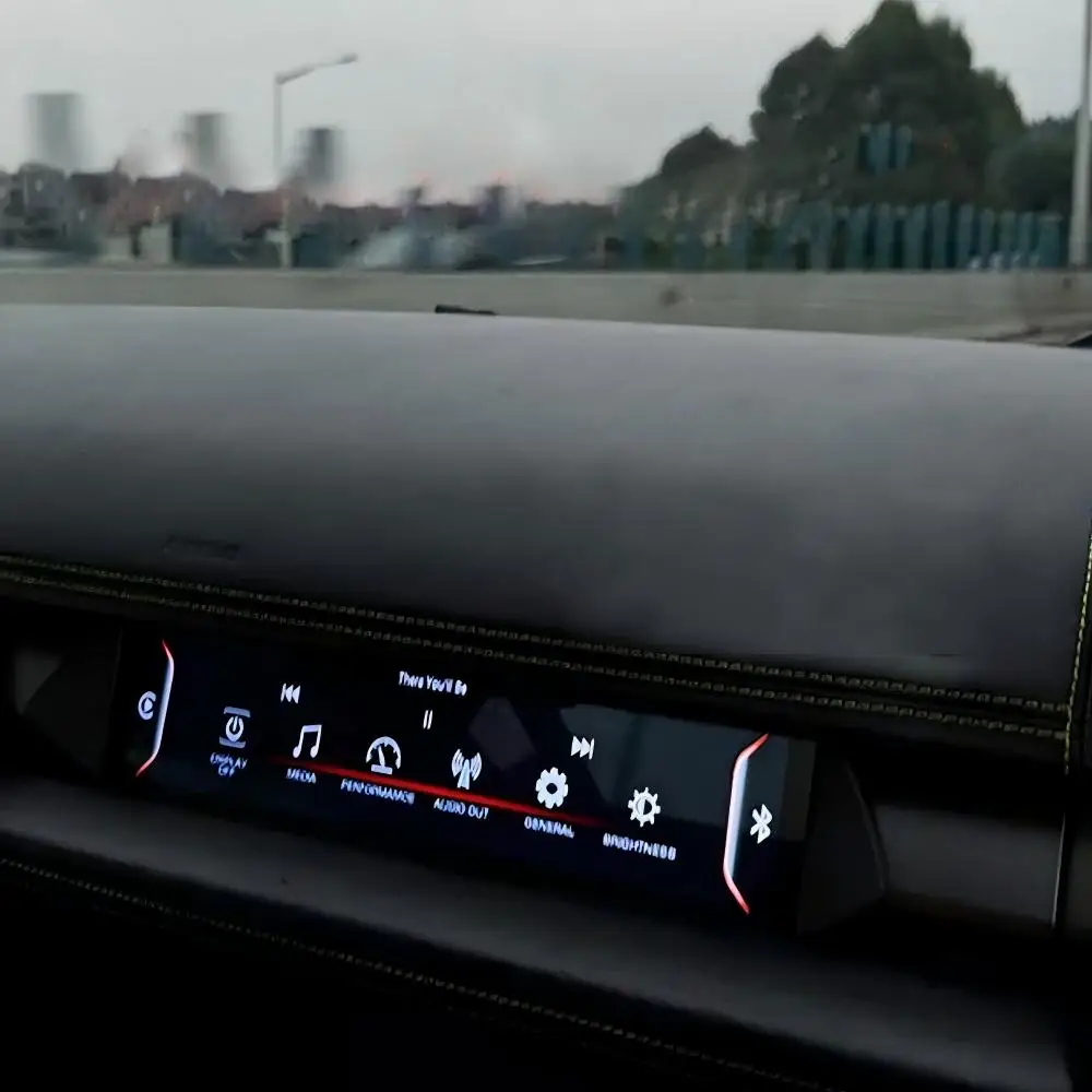 

Upgrade the passenger side dedicated screen For Ferrari 458 co-pilot LCD display Touch screen Speedometer media music Head Unit