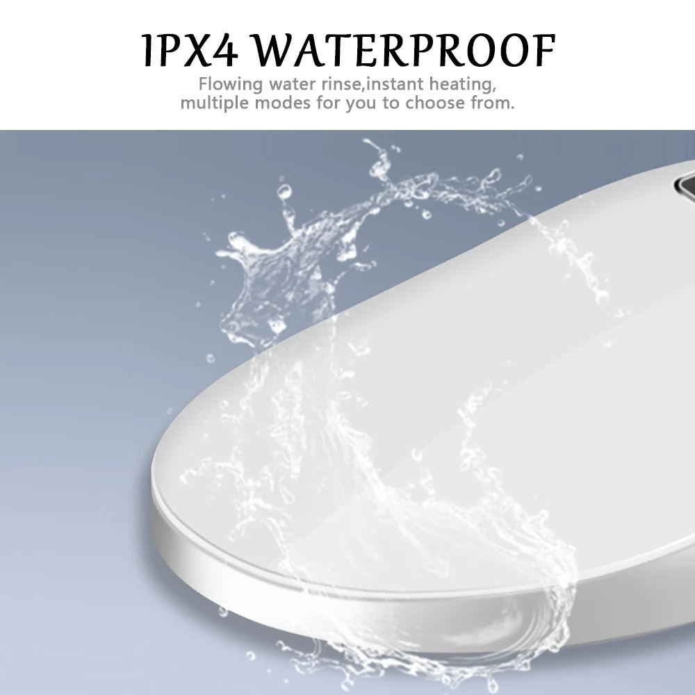 Toilet Remote Control Smart Instant Heating Display Toilet Seats Automatic Flip Cover Water Temperature and Pressure Adjustment