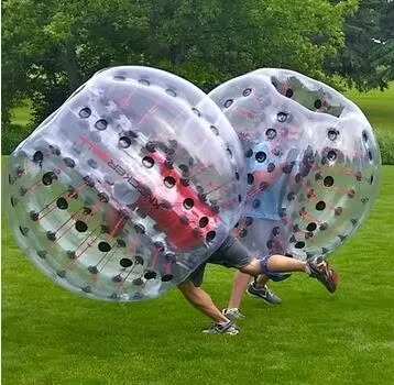 Toy Balls Inflatable Bumper Bubble Soccer Ball Dia 4ft/5 Ft(1.2m/1.5m) Giant Human Hamster Ball for Adults and Teens