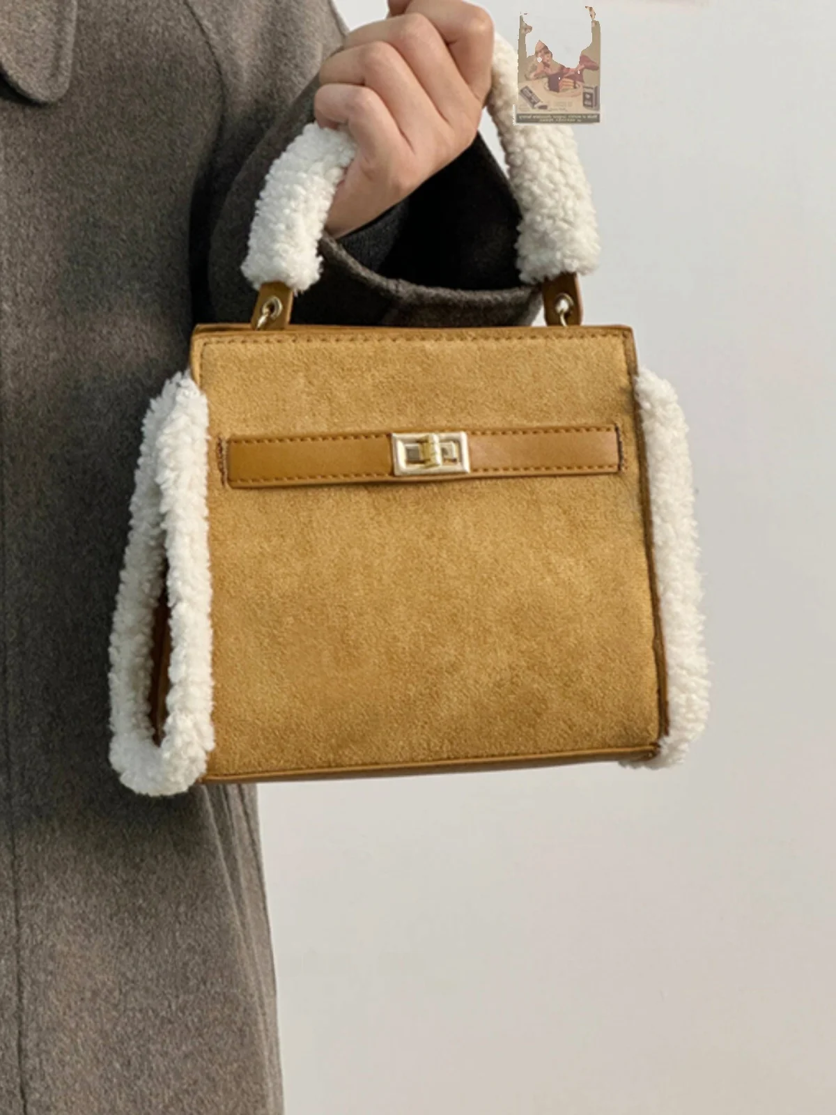 

Vintage Plu Tote Bag Large Capaci Commuter oulder Crossbody Bag for Women Soft PU Leather Magnetic Clasp Closure Handbag