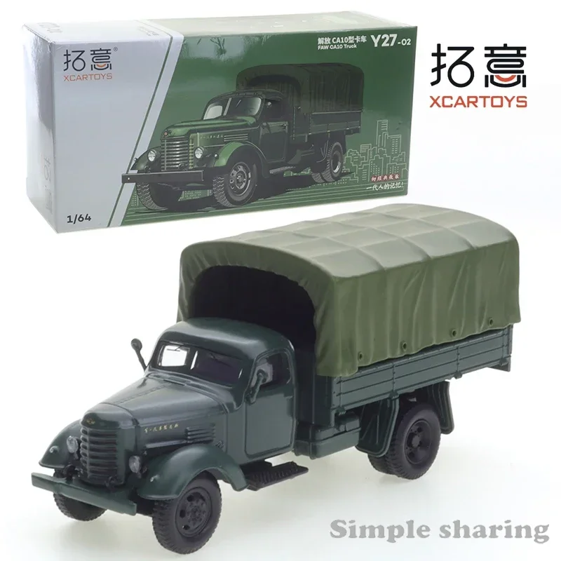 XCARTOYS 1/64 Liberation Transport Truck Vehicle Automotive Metal Alloy Diecast Car Model Boys Toy Gift Decorations Personnel