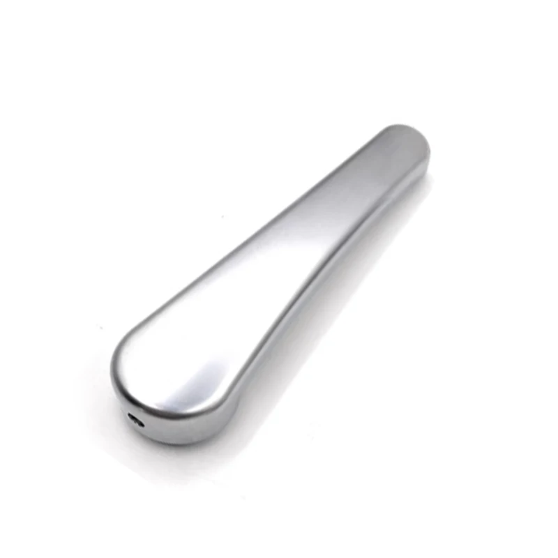 Manija de puerta de baño plateada para coche y caravana, compatible con Elddis Compass Bailey Hymer Rv, herrajes para puerta Interior de autocaravana, accesorios para coche, 1 ud.