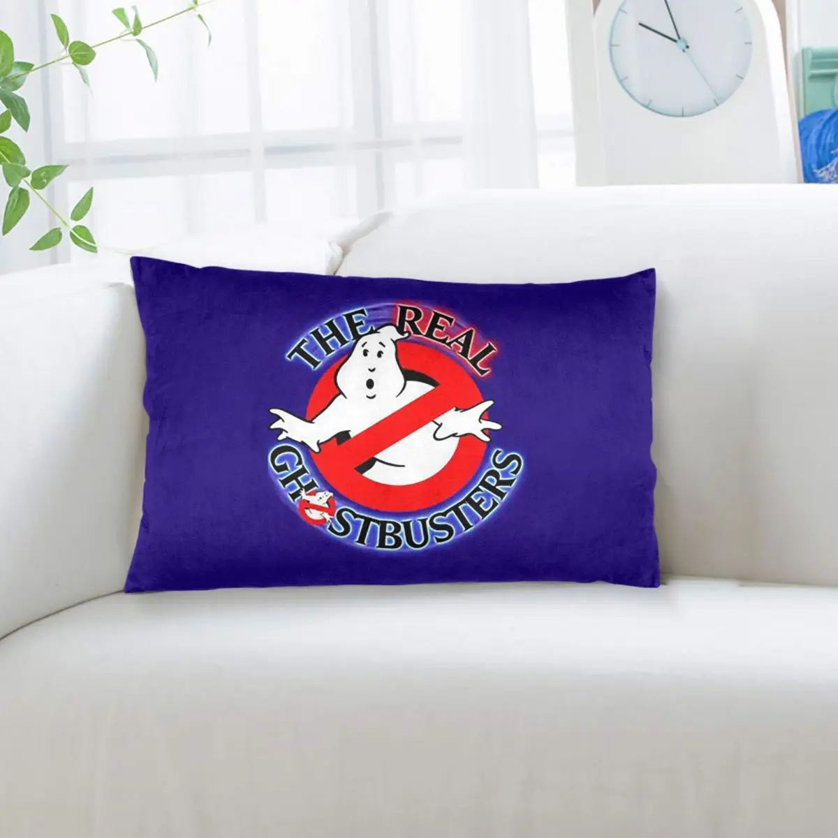 The GhostBusters Logo Pattern Rectangle Pillowcase Cushion Cover Decor Bedroom Bed Home Comfort Throw Pillow