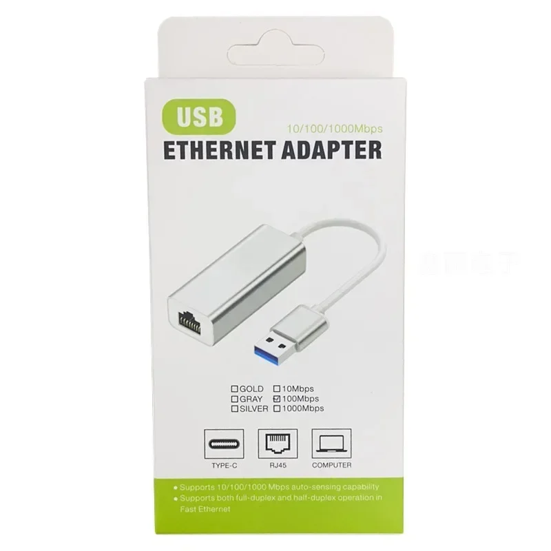 USB 2.0 To RJ45 LAN Ethernet Network Adapter for Apple Mac MacBook Air Laptop PC